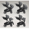 Joie Versiti™ 2 σε 1 Signature Καρότσι για 2 Παιδιά 22kg ανά παιδί Ebony