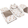 Jukki Baby Nest XXL For Babies 65x120 Set 5 pcs Magical Woodland & Mocha Minky