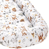 Jukki Baby Nest XXL For Babies 65x120 Set 5 pcs Magical Woodland & Mocha Minky