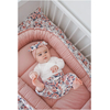 Jukki Baby Nest XXL For Babies 65x120 Set 5 pcs Roses & Smokey pink Soft Velvet