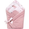 Jukki Baby Cotton Hug Blanket 80 x 80 cm Little Fairy & Smokey Pink Soft Velvet