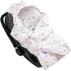 JUKKI Car Seat Blanket with Hood Balloon Candy Circus