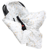 JUKKI Car Seat Blanket with Hood Madam Goose
