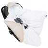 JUKKI Car Seat Blanket with Hood Pastel Beige
