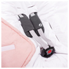 JUKKI Car Seat Blanket with Hood Pastel Pink