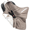 JUKKI Car Seat Blanket with Hood Sweet Teddy