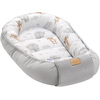 Jukki Baby Nest Cocoon 100x55 Cloudy Bears & Grey Velvet
