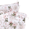 JUKKI Cot Bumper 180 x 30 cm for Bed 120 x 60 cm Secret Garden