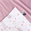 JUKKI Soft Baby Blanket 100x140cm Candy Circus & Heather soft velvet