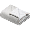 JUKKI Soft Baby Blanket 100x140cm Cloudy Bears & Grey Velvet