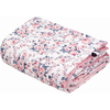 JUKKI Soft Baby Blanket 100x140cm Roses & Smokey pink Soft Velvet