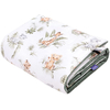 JUKKI Soft Baby Blanket 100x140cm Savanna Fun & Olive Velvet