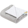 JUKKI Soft Baby Blanket 55x75cm Twinkle Stars & Grey Velvet