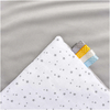 JUKKI Soft Baby Blanket 55x75cm Twinkle Stars & Grey Velvet