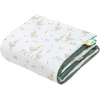 Jukki Κουβέρτα Βαμβακερή 2πλής Όψης 75x100cm Madam Goose & Ελιά βελούδο