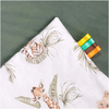 Jukki Double Sided Cotton Blanket 75x100cm Savanna Fun & Olive Velvet