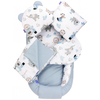 JUKKI 5-Piece Set baby nest Blue Safari 5904506804139