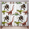 Children's Window Curtain 245 x 140 cm Dino set of 2