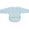 Kikka Boo Waterproof Bib with Sleeves & Dust Collector Arty Blue Pattern 31303030060