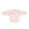 Kikka Boo Waterproof Bib with Sleeves & Dust Collector Arty Pink Pattern 31303030058
