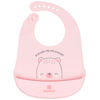 Kikka Boo Silicone Bib 4+ months Bear With Me Pink 31303030042
