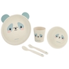 Kikka Boo Bamboo Set Φαγητού 5 τμχ - Panda Blue (31302040072)