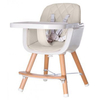 Kikka Boo Woody 2 in 1 Convertible Childern High Chair Black 31004010130