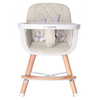 Kikka Boo Woody 2 in 1 Convertible Childern High Chair Black 31004010130