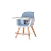 Kikka Boo Woody 2 in 1 Convertible Childern High Chair - Blue (31004010084)