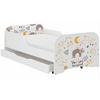 Miki Toddler Children Kids Bed Including Mattress + Drawer 160x80cm - Kitten