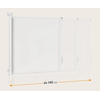 Lionelo Thea White Natural – Retractable Safety Gate up to 140 cm