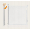 Lionelo Thea White Natural – Retractable Safety Gate up to 140 cm