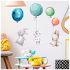 LLZZ Wall stickers for children's bedroom 3 pieces 30 x 90 cm Rabbits X001C2WAK1