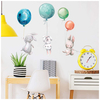 LLZZ Wall stickers for children's bedroom 3 pieces 30 x 90 cm Rabbits X001C2WAK1