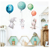 LLZZ Wall stickers for children's bedroom 3 pieces 30 x 90 cm Rabbits X001C2WAK1