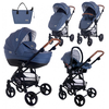 Lorelli Crysta Set 3 in 1 Σύστημα Μεταφοράς 0+ μηνών Denim Blue 10021732195