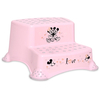 Lorelli Διπλό Αντιολισθητικό Βοηθητικό Σκαλοπάτι Μπάνιου Girl Love Light Pink 10130920555