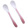 Lorelli 2 pcs Silicon Spoons in a case - Pink 1023048