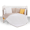 Bertoni Lorelli Bed Linen Set 70/140 5 Pieces Crowns Latte (20800084801)