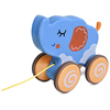 Lorelli Pull-Along Συρόμενο Παιχνίδι Elephant Blue 10191590001