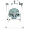 Lorelli Tango Electric Swing 2 in 1 Remote Control Mp3 Function Frosty Green Stars 10090072146