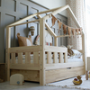 Luletto Housebed Maxi Plus Παιδικό Κρεβάτι με Συρτάρι / 2η Θέση Ύπνου (Μασίφ Ξύλο)