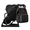 Kikka Boo Mama bag Siena Black & Gold 2025 31108020110