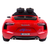 Maserati Alfieri Licensed Ride On Electric Toy Car For Kids 12V Battery Powered LED Lights MP3 RC Parental Remote Controller Leather Seat (SX1728) Red