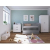 Baby Cradle Mason 3 in 1 for mattress 70x140 cm with Drawer Grey