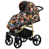 Kunert Mata 3 in 1 Complete Travel System Color Flowers Mata-03 Gold Frame