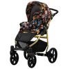 Kunert Mata 3 in 1 Complete Travel System Color Flowers Mata-03 Gold Frame