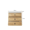 Teenagers Chest of drawers 100x90x41cm SIMI MS-04