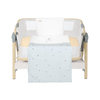 Kikka Boo Mini cot bedding set 5pcs Stripy Friends 41101030193