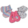 Moni Kay Βαμβακερά Βρεφικά Γάντια Χούφτες για Νεογέννητο 3 τεμάχια Κορίτσι 3800146265526